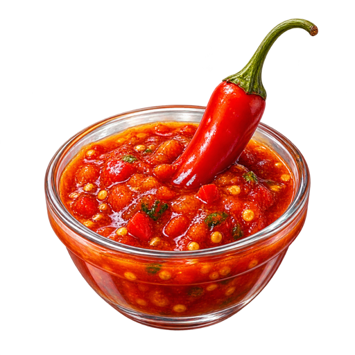 Dominican Pepper Sauce sticker illustration