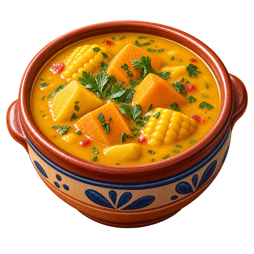 Dominican Pumpkin Soup sticker illustration