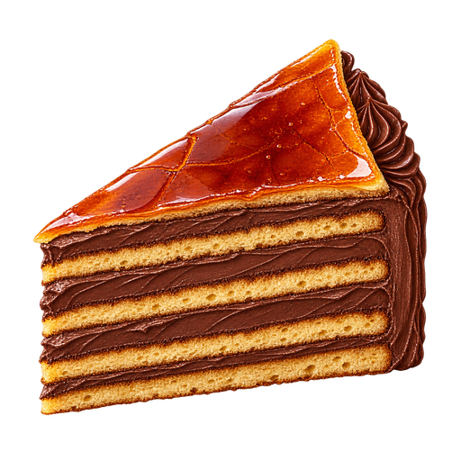 Dobos Cake sticker illustration