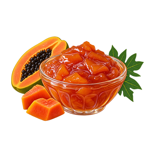 Papaya Jam sticker illustration