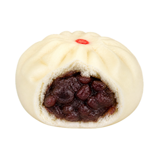 Red Bean Paste Bun sticker illustration