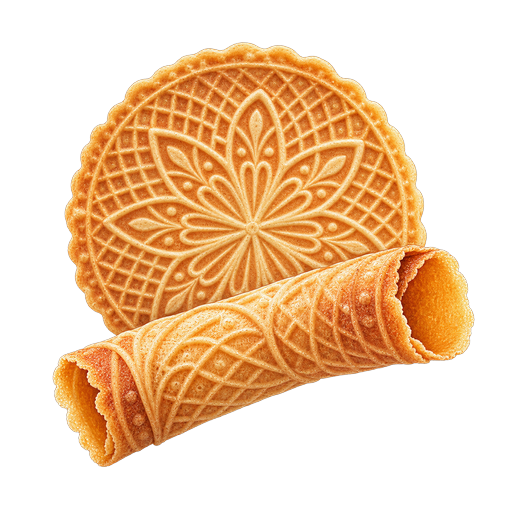 Drenthe Crispy Cookies sticker illustration