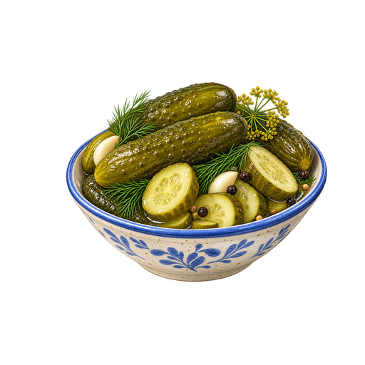 Pickled Cucumbers sticker illustration