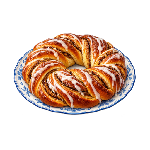 Kringle sticker illustration