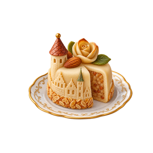 Tallinn Marzipan sticker illustration