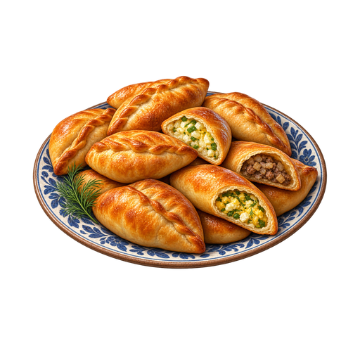 Savory Pastries sticker illustration