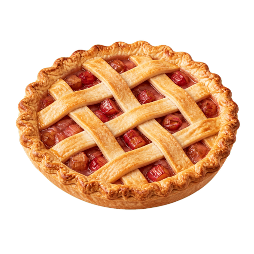 Rhubarb Pie sticker illustration