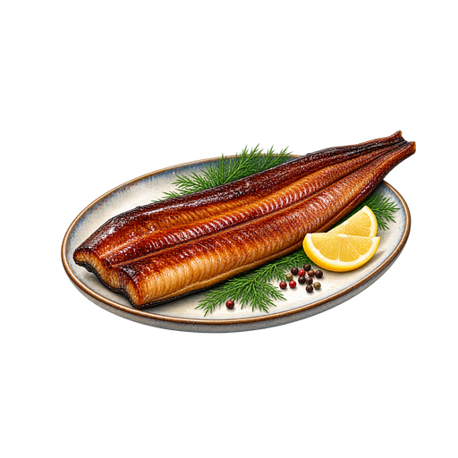 Smoked Eel sticker illustration