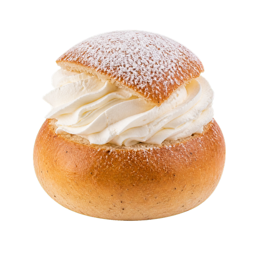 Semla Bun sticker illustration