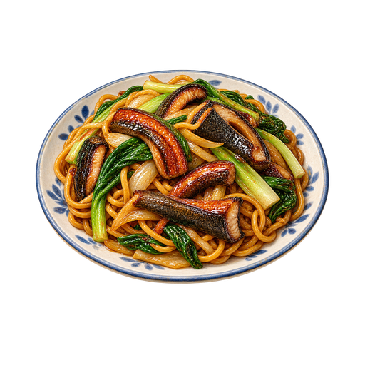 Tainan Eel Noodles sticker illustration