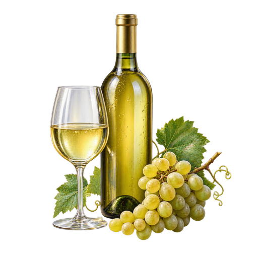 Luxembourg Elbling Wine sticker illustration