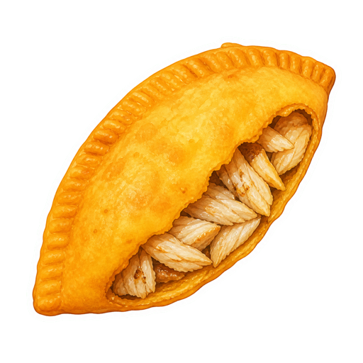 Empanada de Cazón sticker illustration