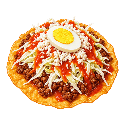 Honduran Enchiladas sticker illustration