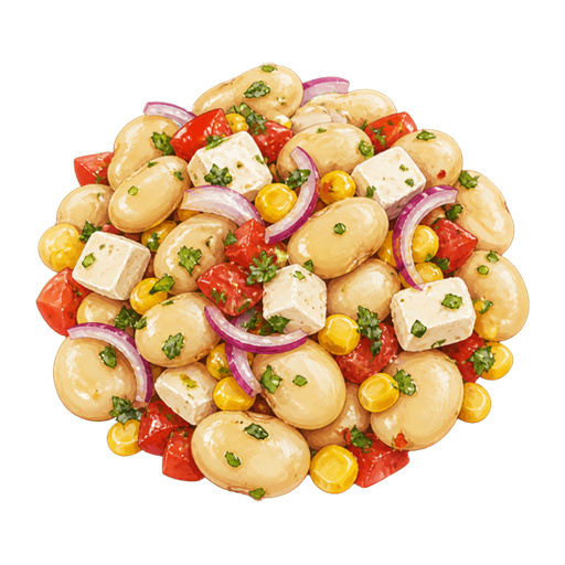 Ensalada de Pallares sticker illustration