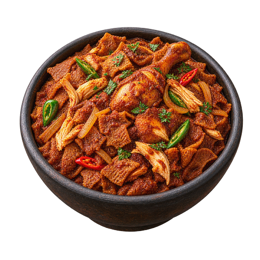 Chicken Stew Firfir sticker illustration