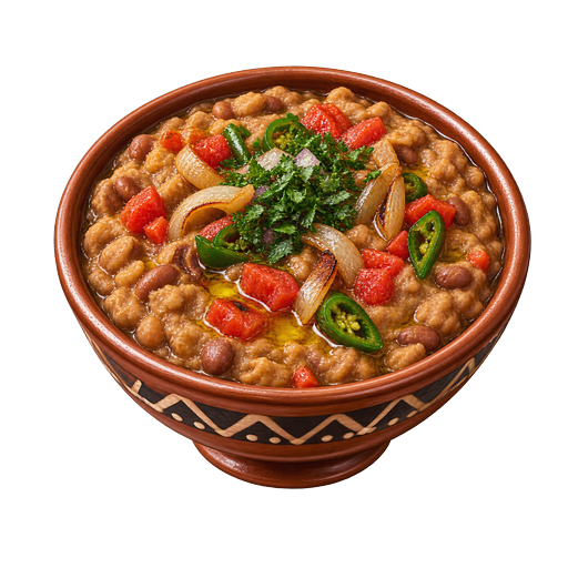 Eritrean Shahan Ful sticker illustration