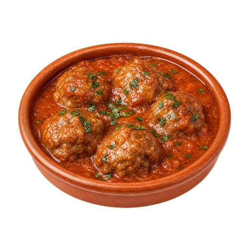 Meatballs in Sauce sticker illustration