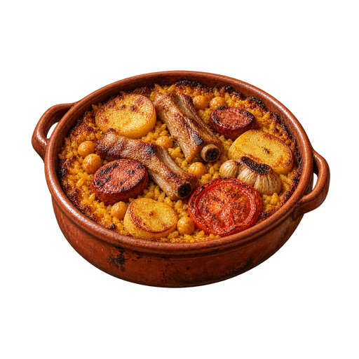 Valencian Baked Rice sticker illustration