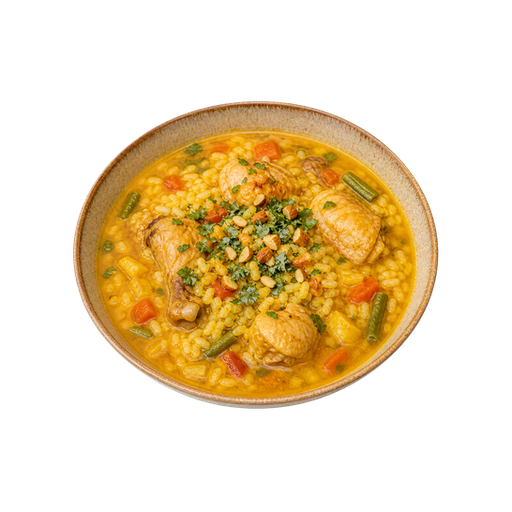 Brothy Rice sticker illustration