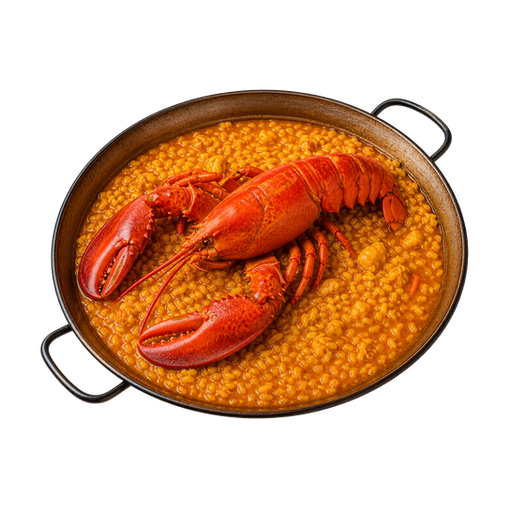 Rice with Lobster sticker illustration