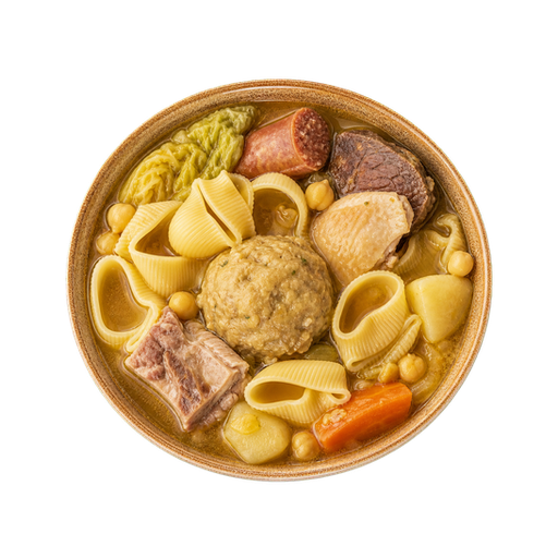 Catalan Christmas Stew sticker illustration