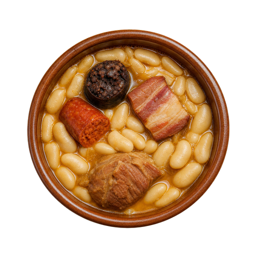 Asturian Bean Stew sticker illustration