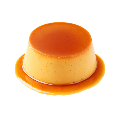 Flan sticker illustration