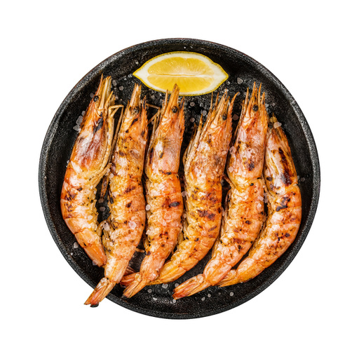 Grilled Shrimp sticker illustration