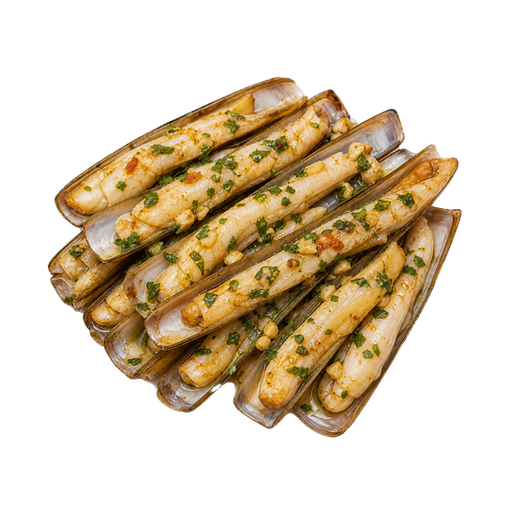 Razor Clams sticker illustration