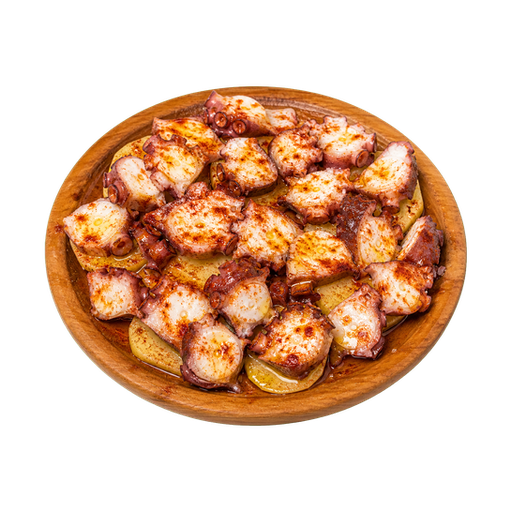 Galician-Style Octopus sticker illustration