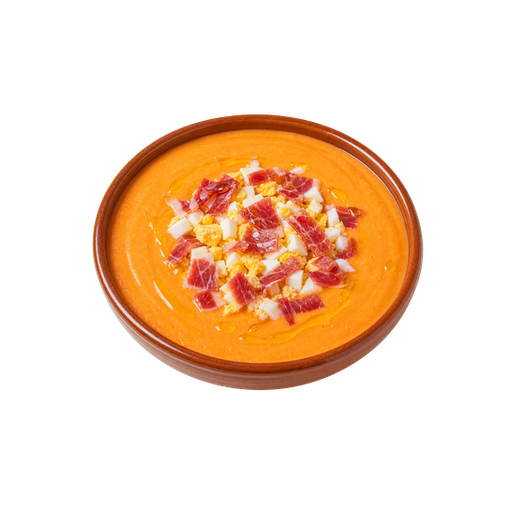 Salmorejo sticker illustration