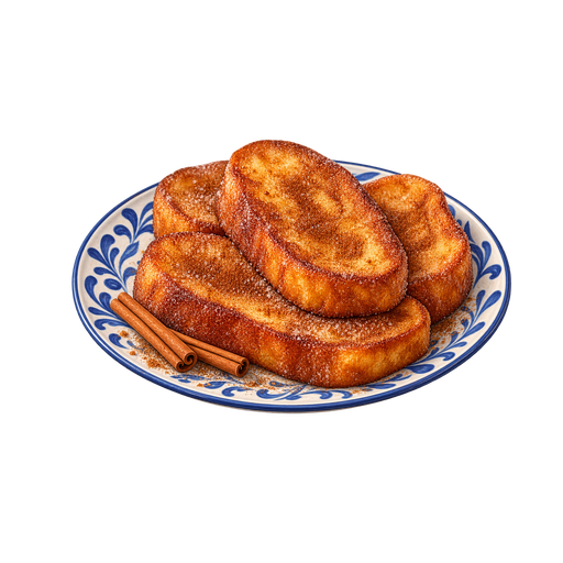 Spanish French Toast sticker illustration