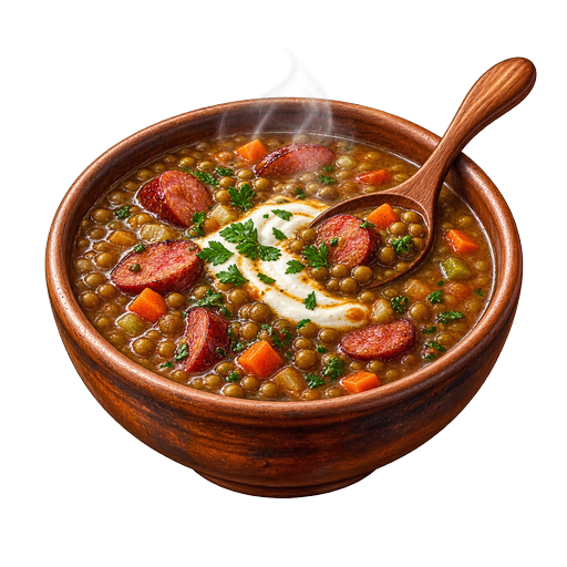 Esaü Soup sticker illustration