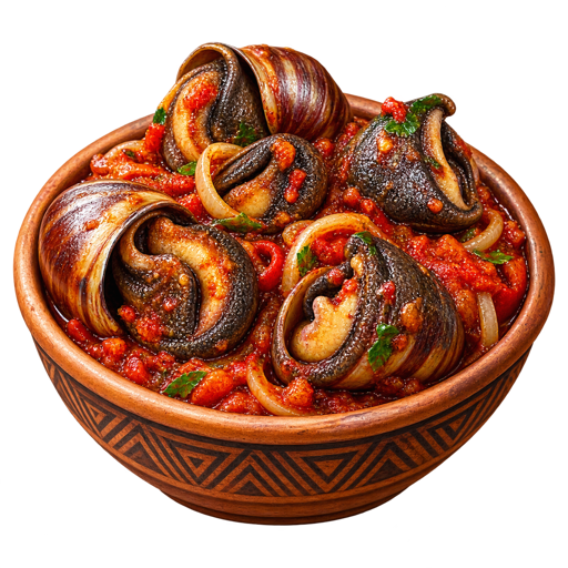 Ivorian Snails sticker illustration