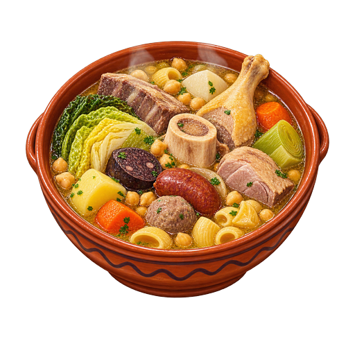 Catalan Mixed Escudella sticker illustration