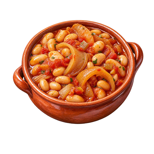 Beans with Pork Rind sticker illustration