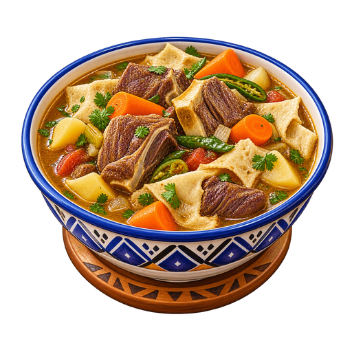 Somali Meat Soup sticker illustration