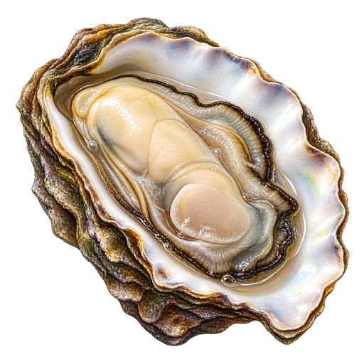 Fal Oyster sticker illustration