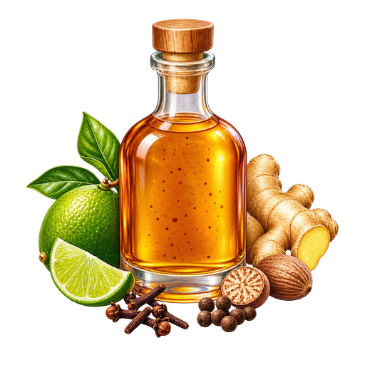 Falernum sticker illustration