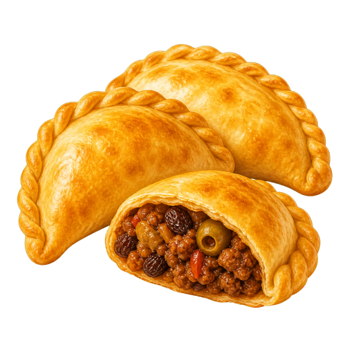 Falkland Empanadas sticker illustration