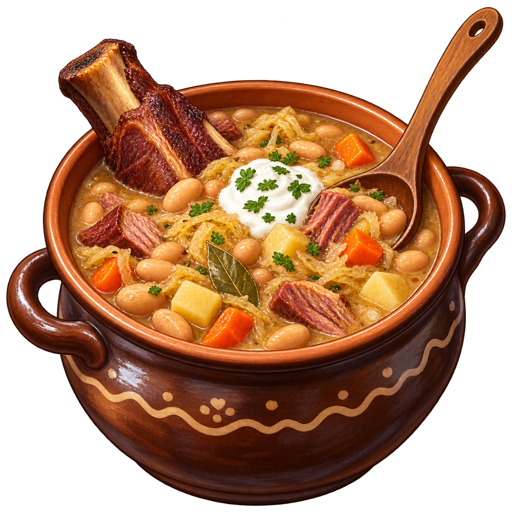 Bean Soup sticker illustration