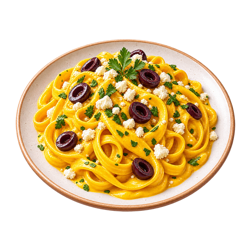 Fettuccine a la Huancaína sticker illustration
