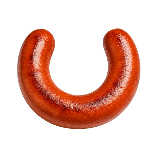 Cervelat Sausage sticker illustration