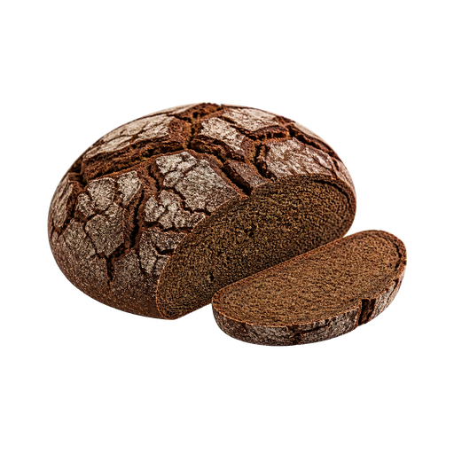 Round Rye Loaf sticker illustration