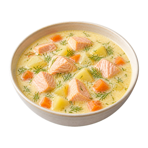 Salmon Soup sticker illustration
