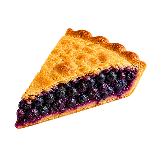 Blueberry Pie sticker illustration