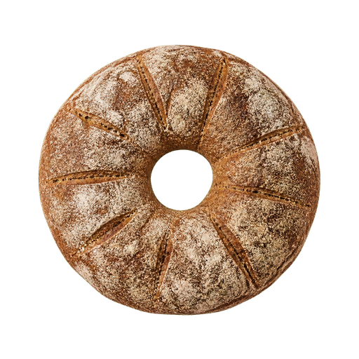 Hole Bread sticker illustration