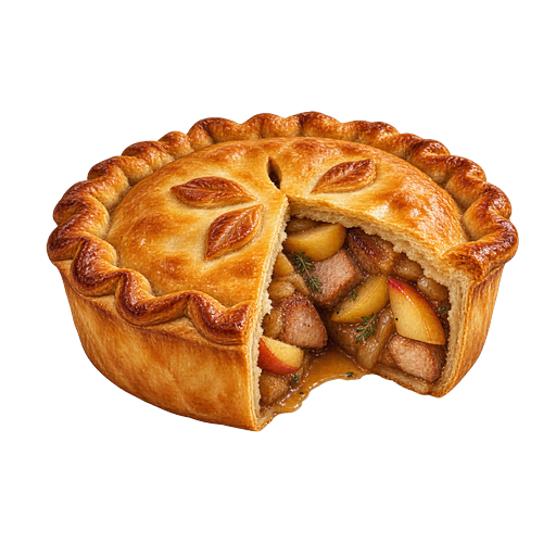 Fidget pie sticker illustration