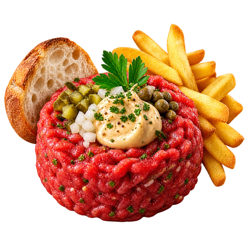 Filet Américain sticker illustration