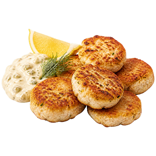 Fiskefrikadeller (Fish Balls) sticker illustration